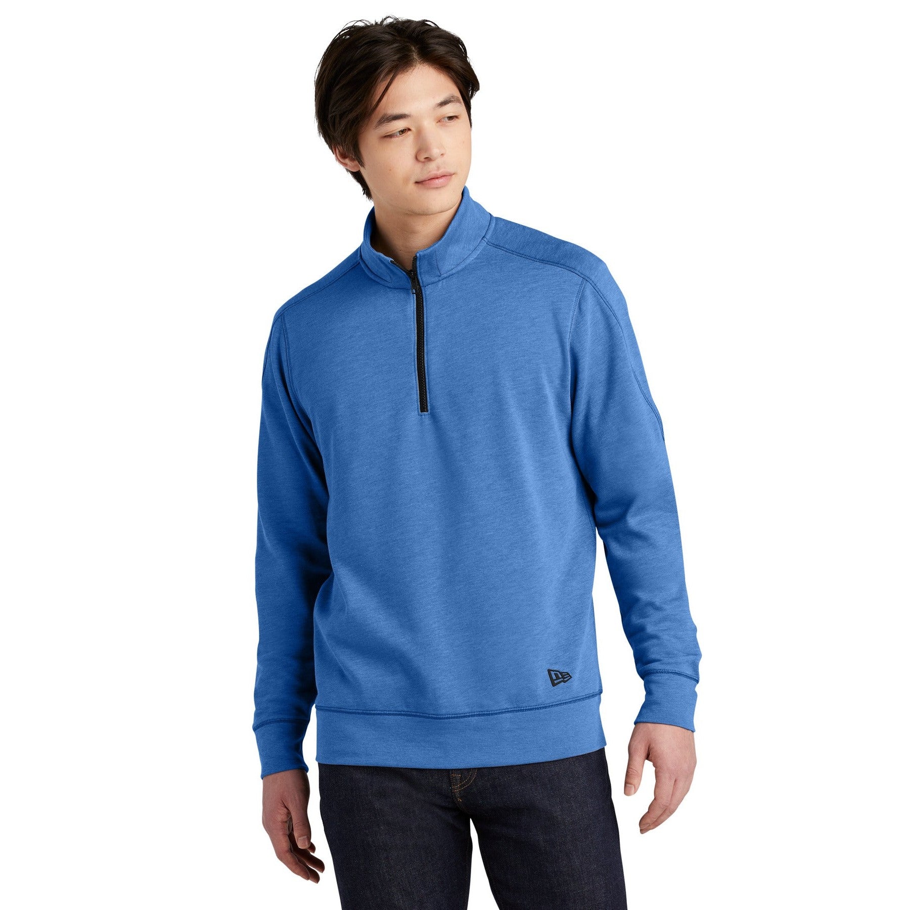 New Era-New Era ® Tri-Blend Fleece 1/4-Zip Pullover. NEA512-MedTech-2